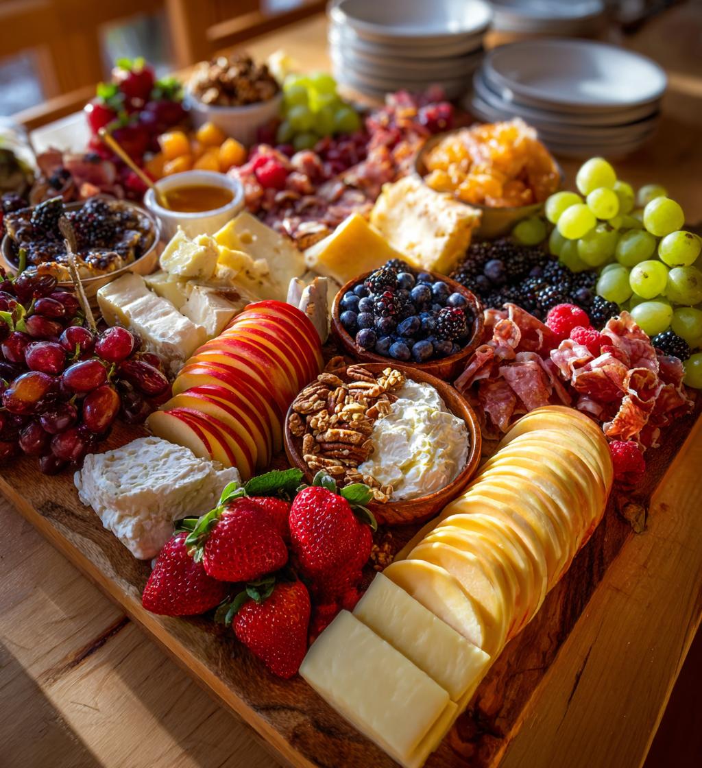 thanksgiving breakfast charcuterie board