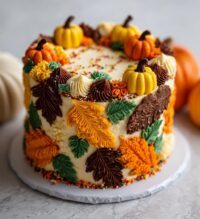thanksgiving cake decorating