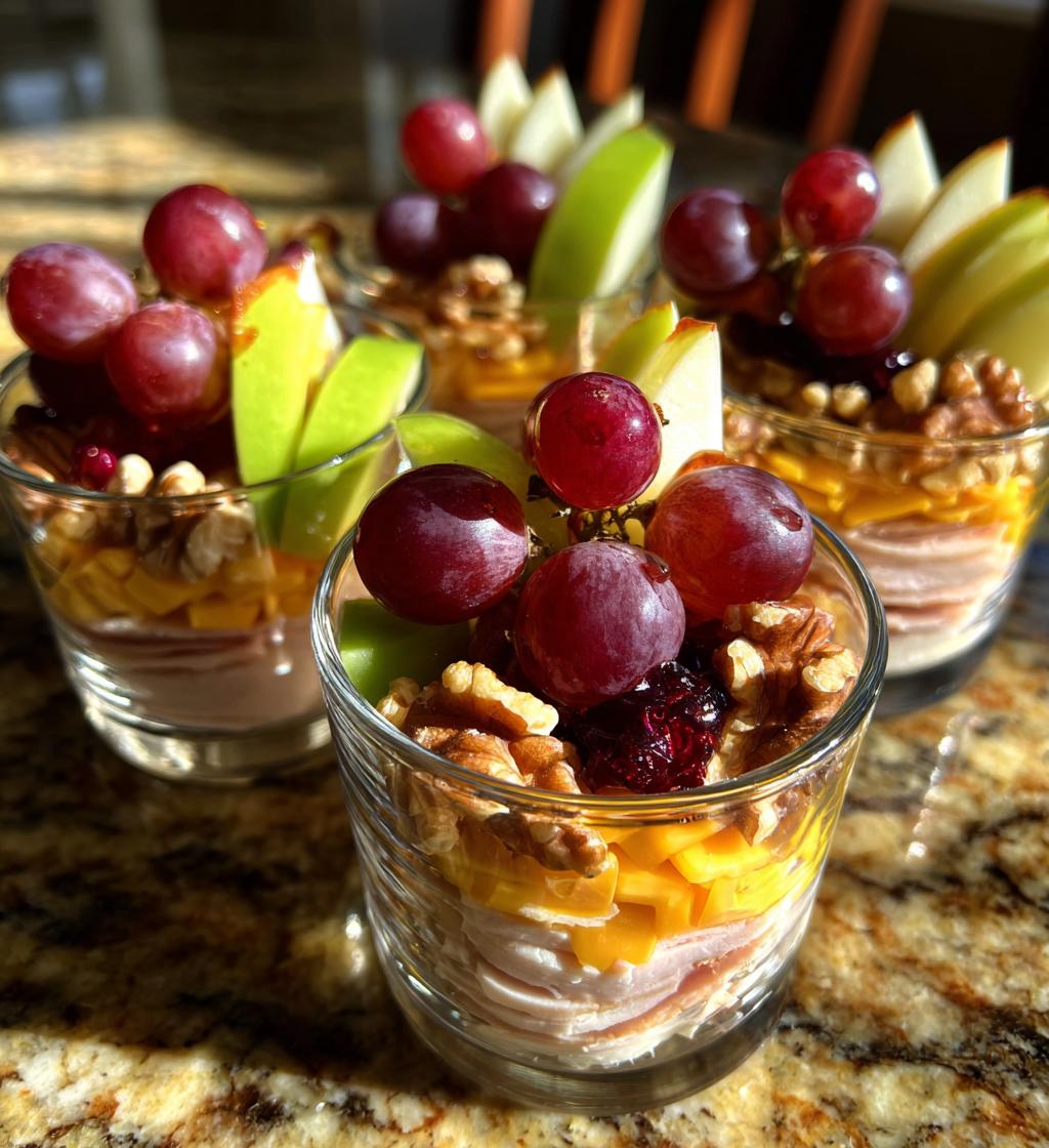 thanksgiving charcuterie cups