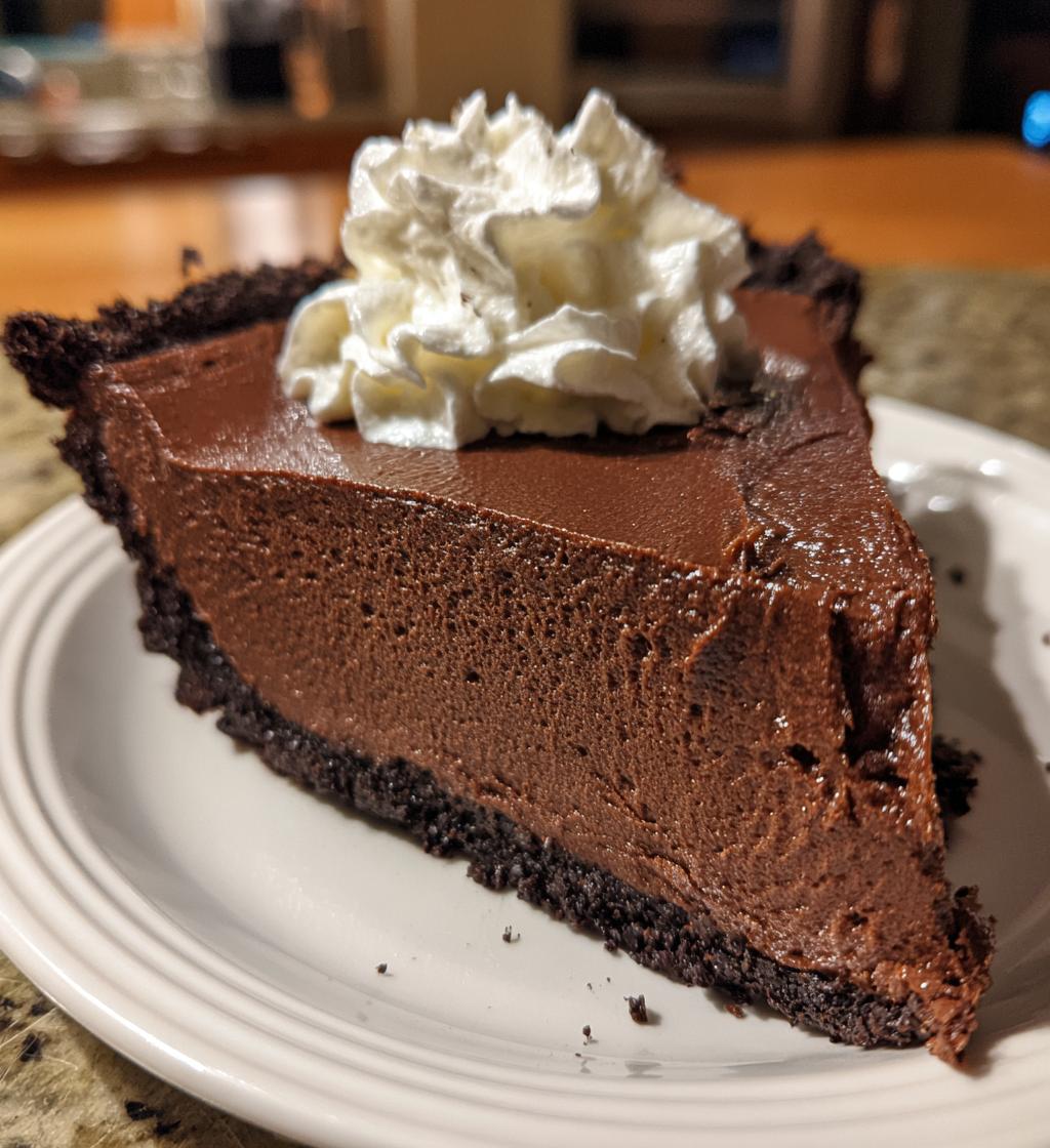 thanksgiving chocolate pie