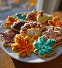 thanksgiving cookies royal icing