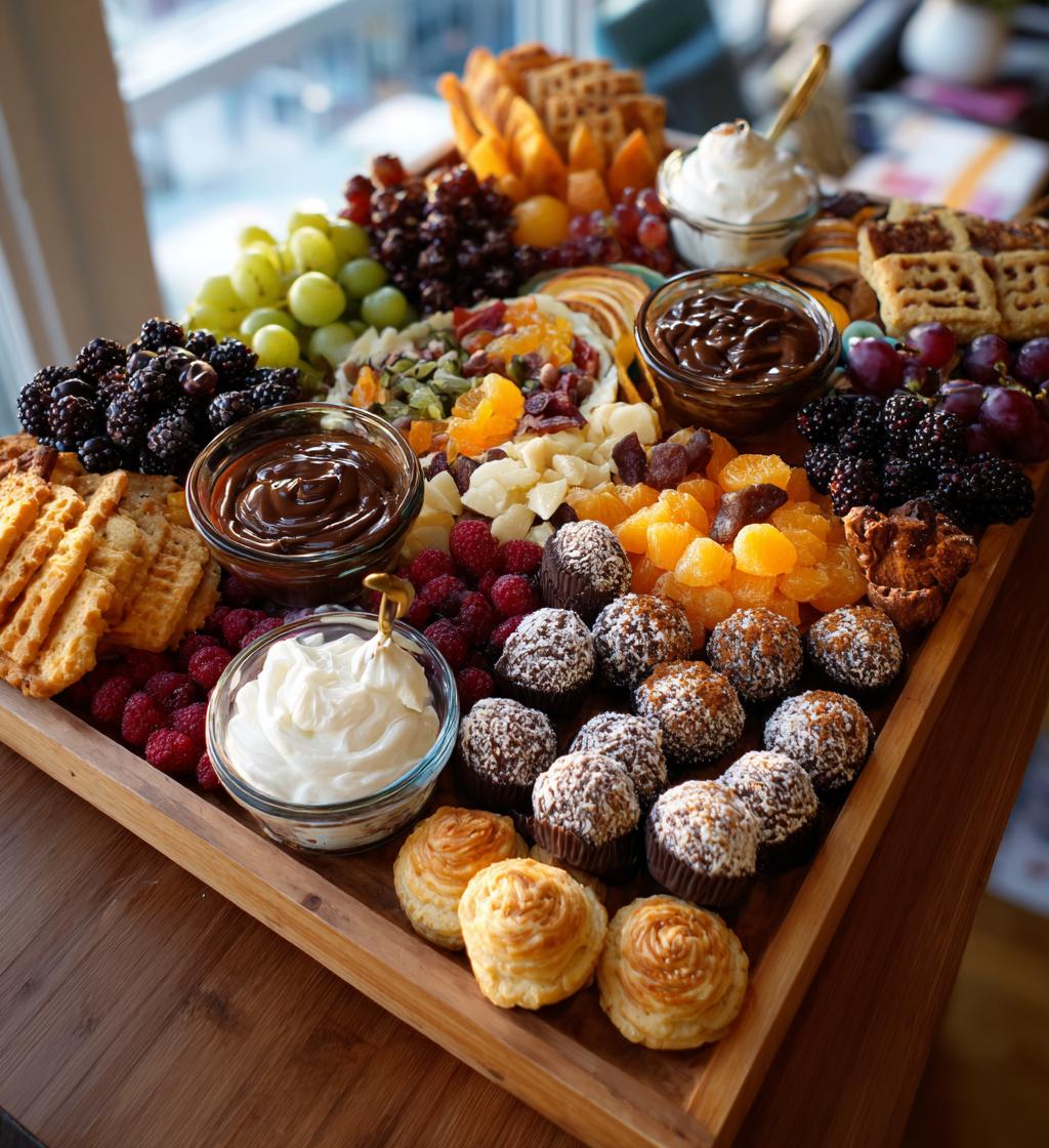 thanksgiving dessert charcuterie board