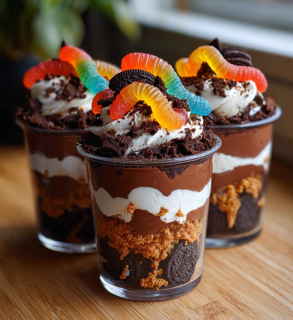 thanksgiving dirt cups