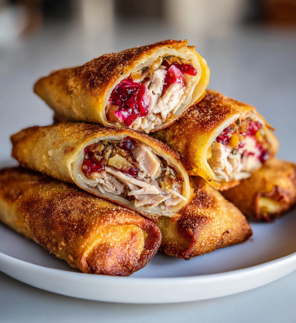 thanksgiving egg rolls