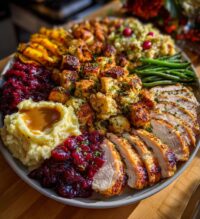 thanksgiving food board