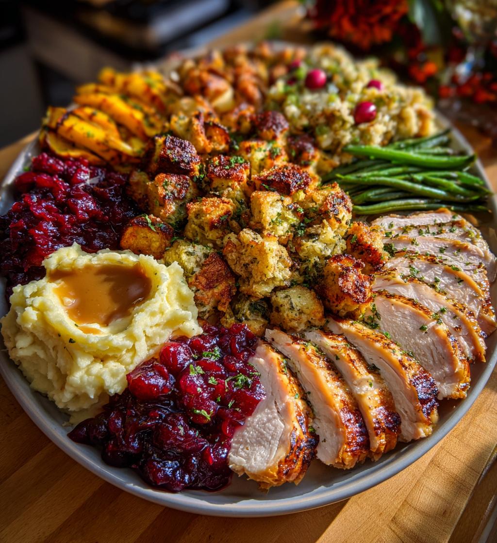 thanksgiving food board