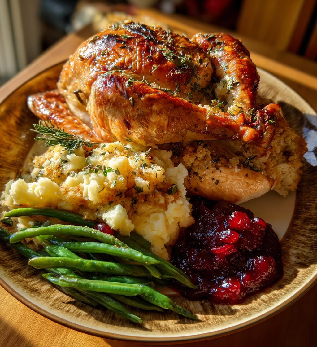 thanksgiving food menu list