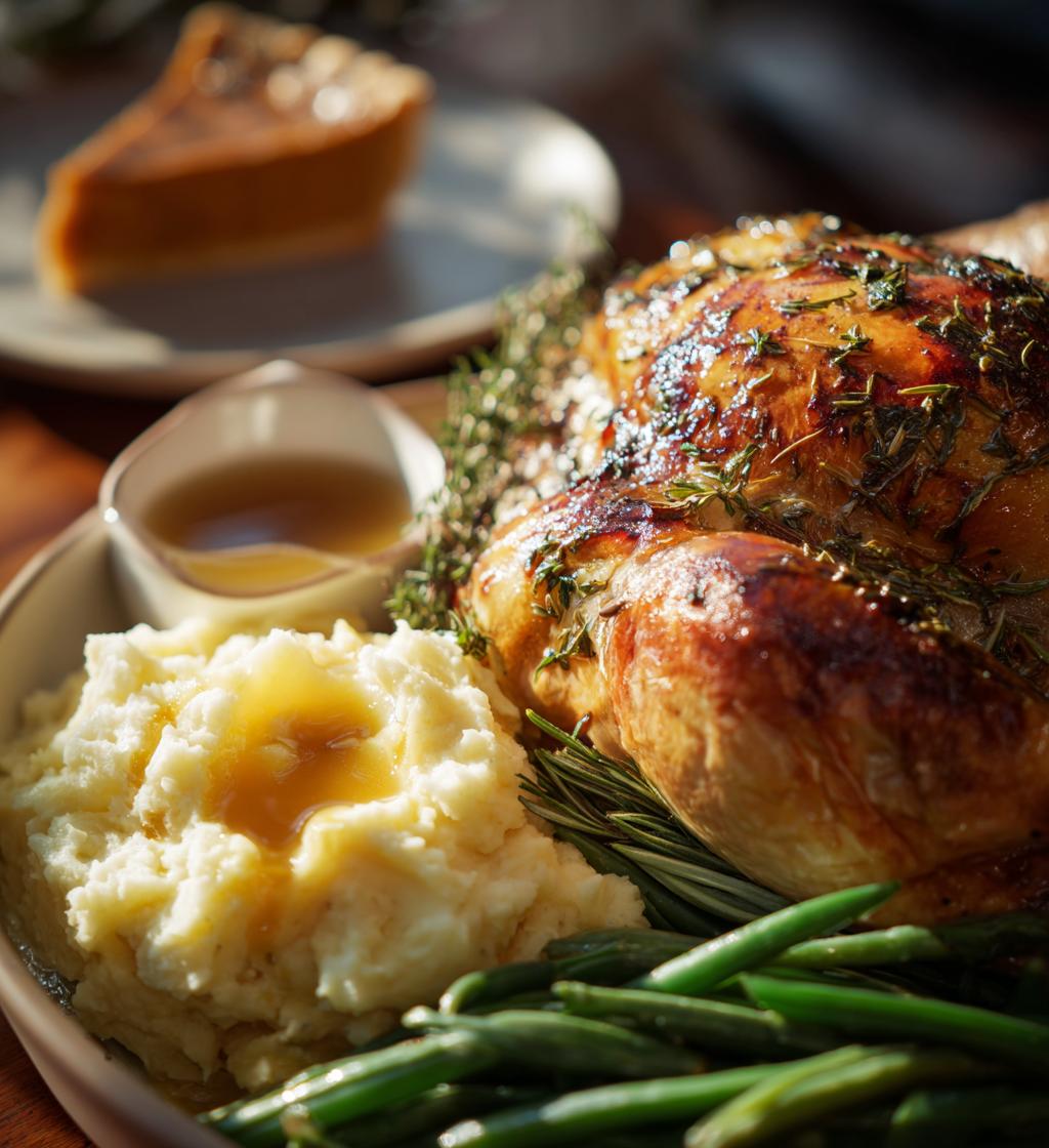 thanksgiving food table