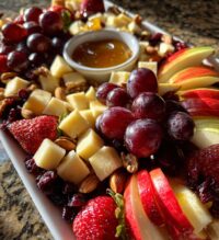 thanksgiving fruit charcuterie board