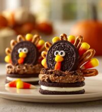 thanksgiving oreo turkeys