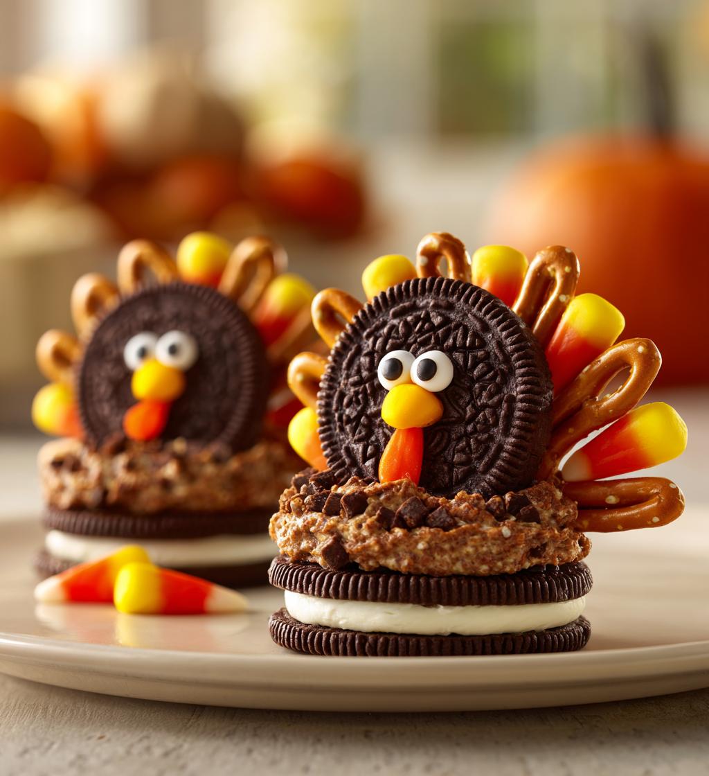 thanksgiving oreo turkeys