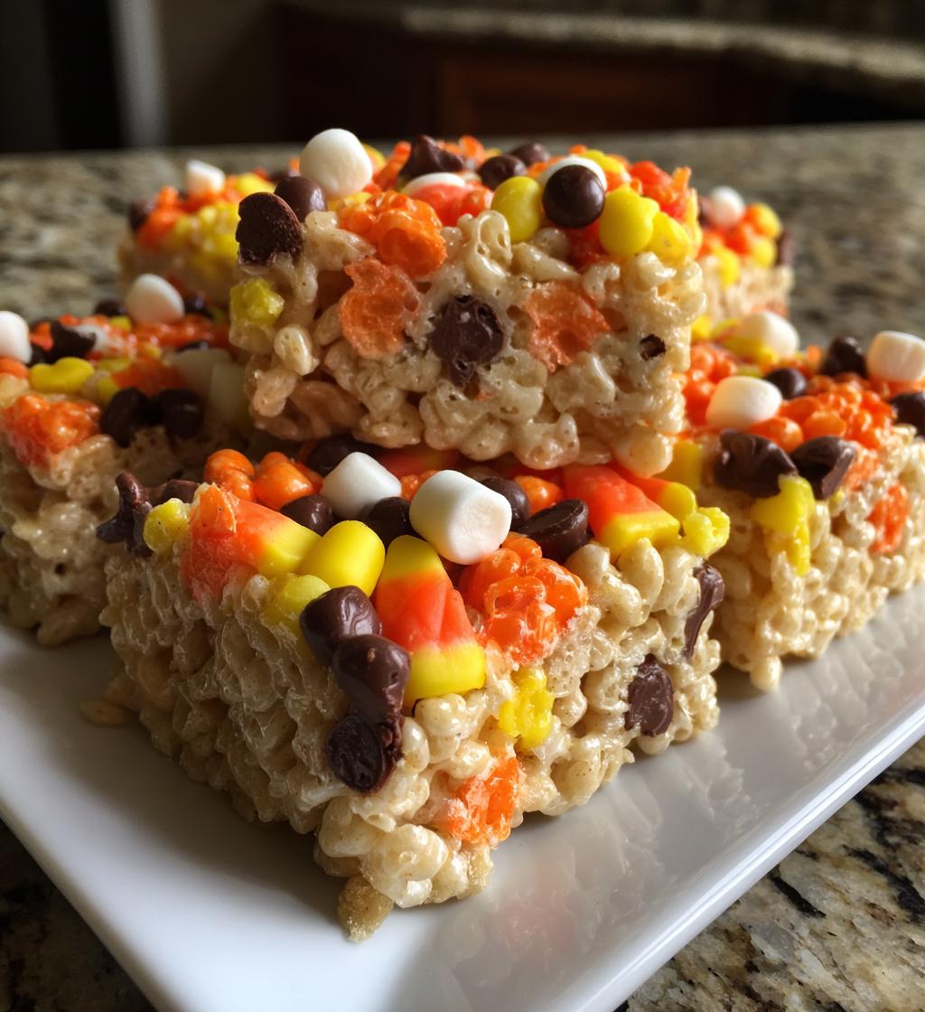 thanksgiving rice krispie treats