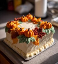 thanksgiving sheet cakes decorated