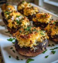 thanksgiving stuffed mushrooms