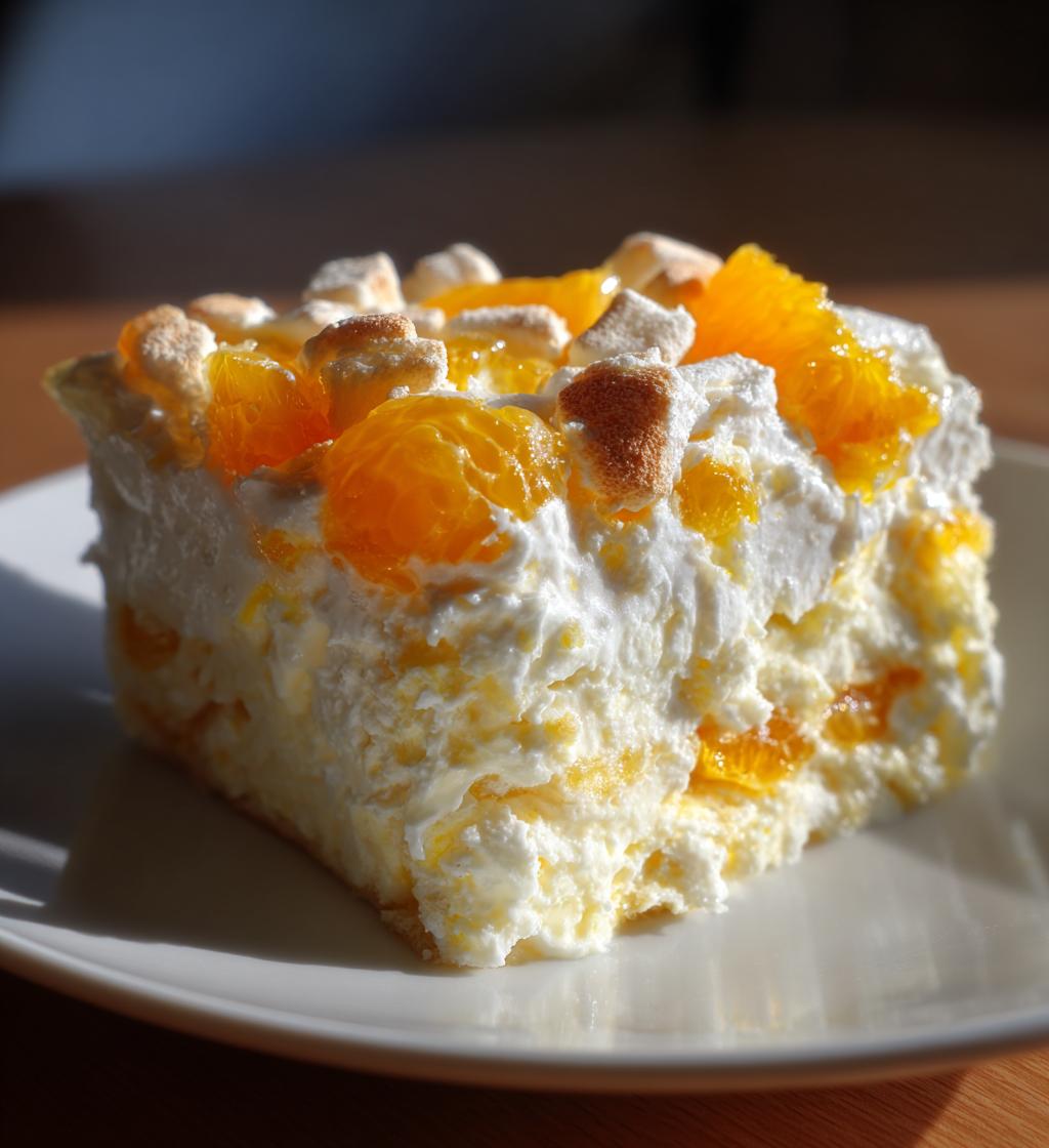 the best orange fluff recipe