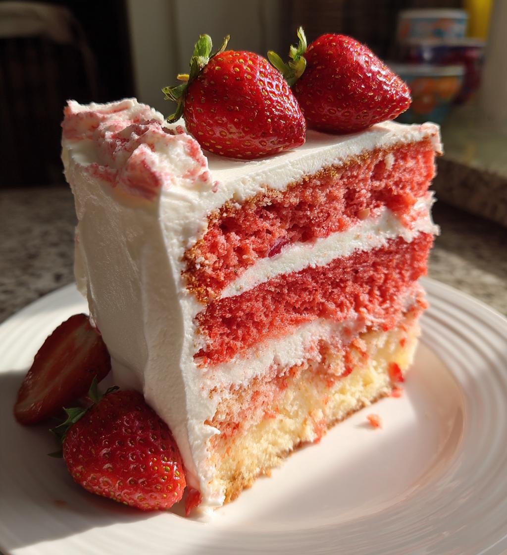 the best strawberry cake ever