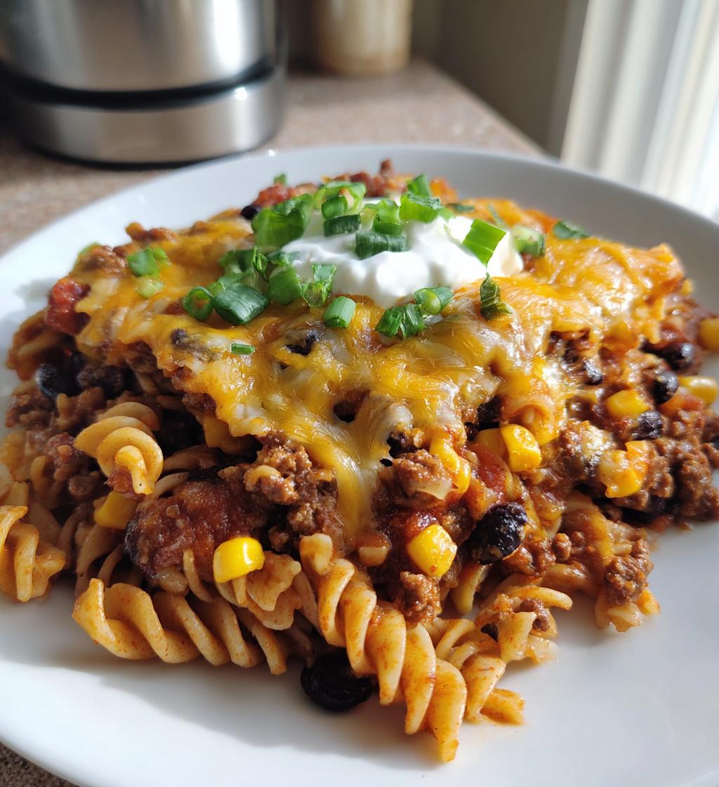 the best taco pasta bake