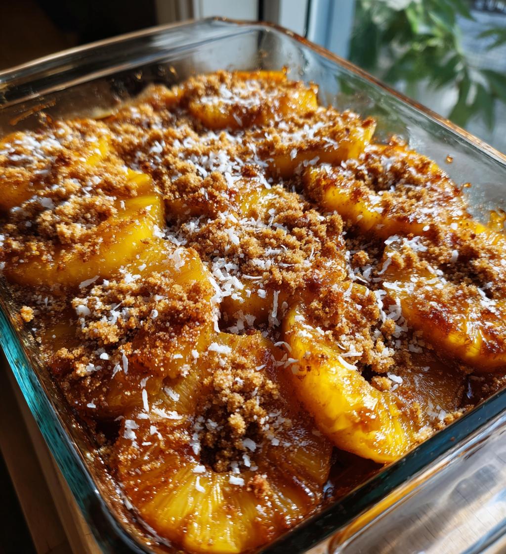 the easiest pineapple bake
