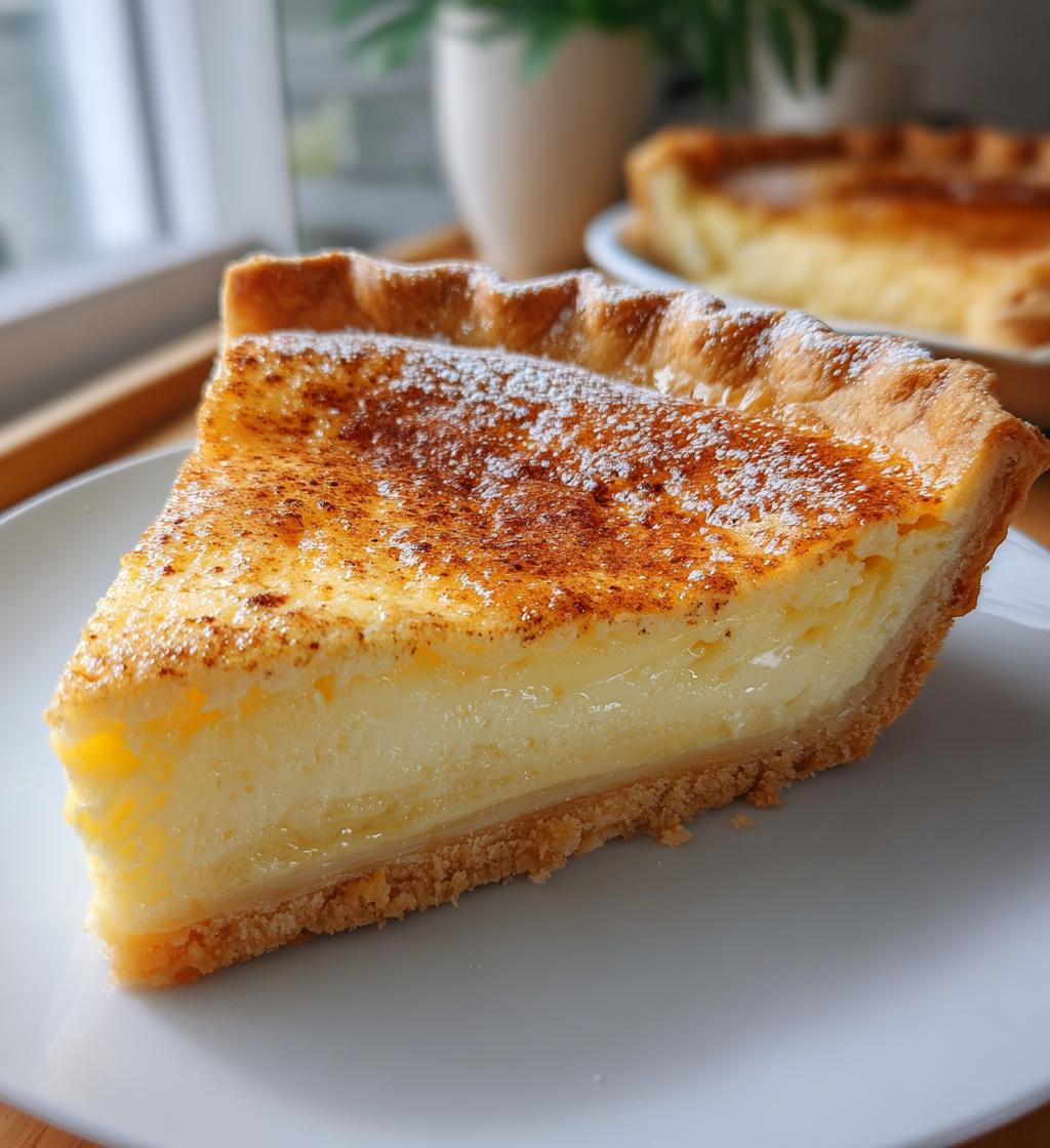 the old fashioned custard pie - detail 1