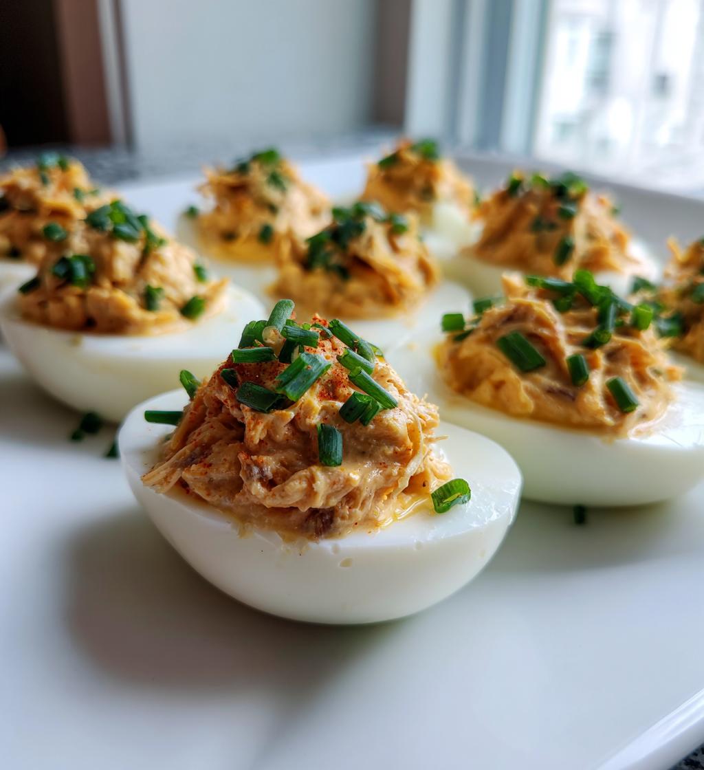 tuna deviled eggs