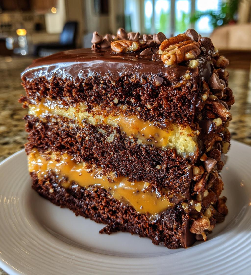turtle caramel cake 2