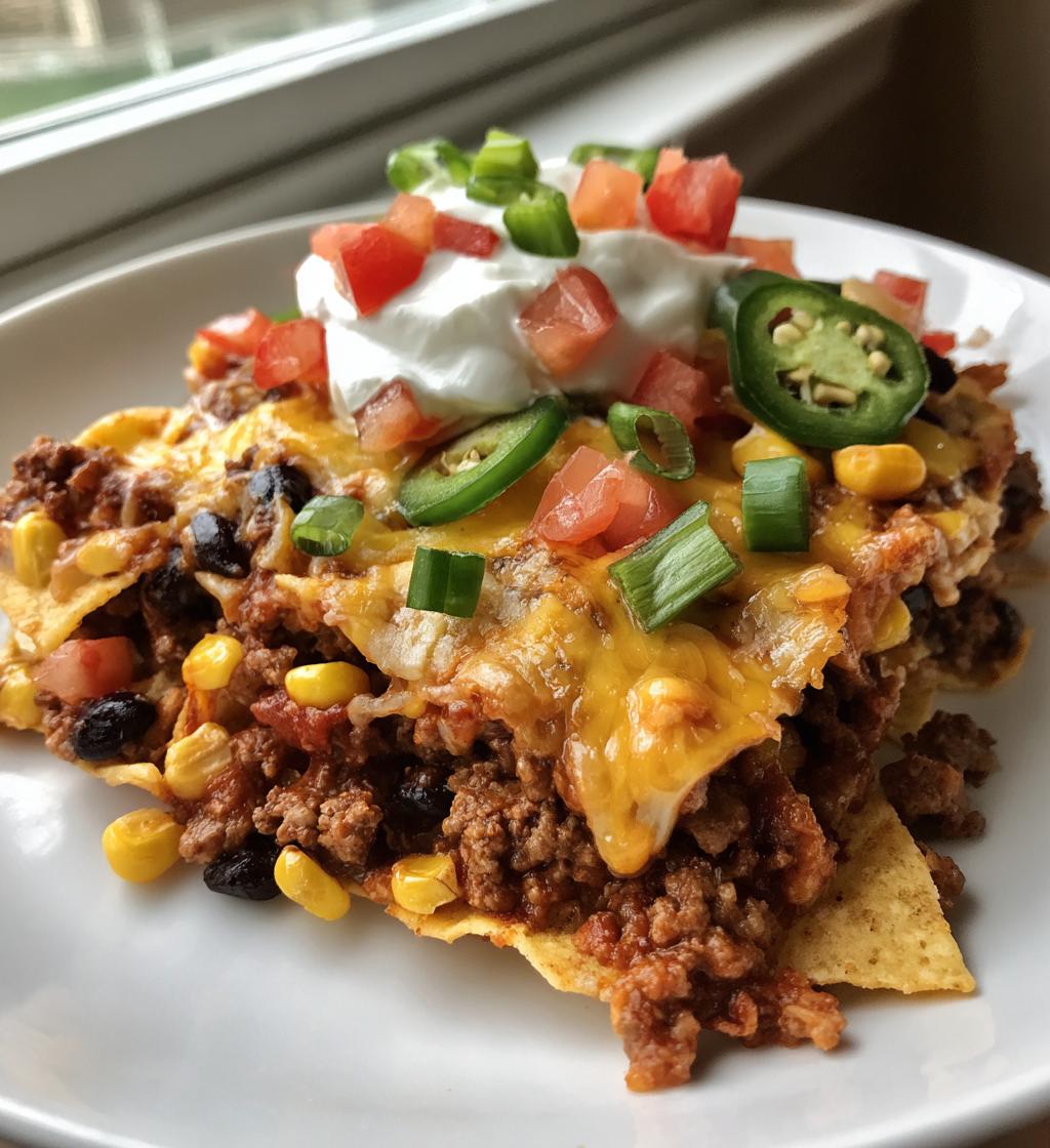 walking taco casserole 2