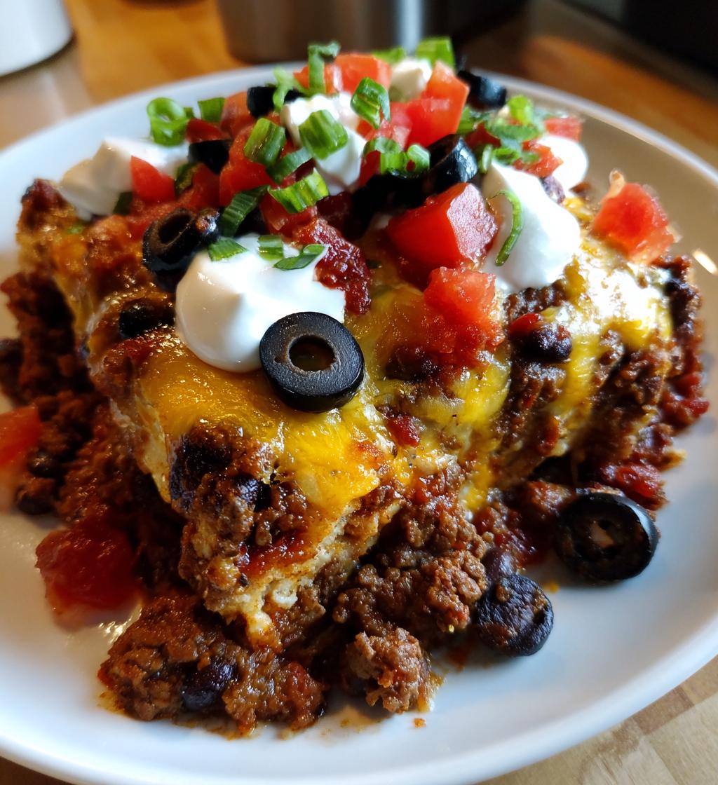 walking taco casserole