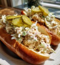 white bbq chicken subs perfect summer sandwich