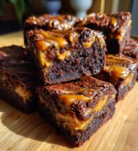 worlds best caramel brownies
