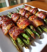 bacon wrapped green beans