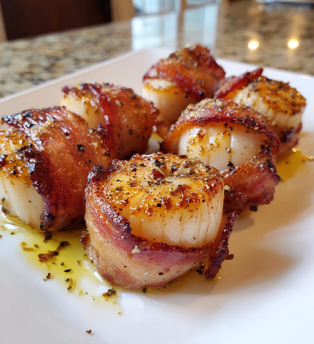 bacon wrapped scallops