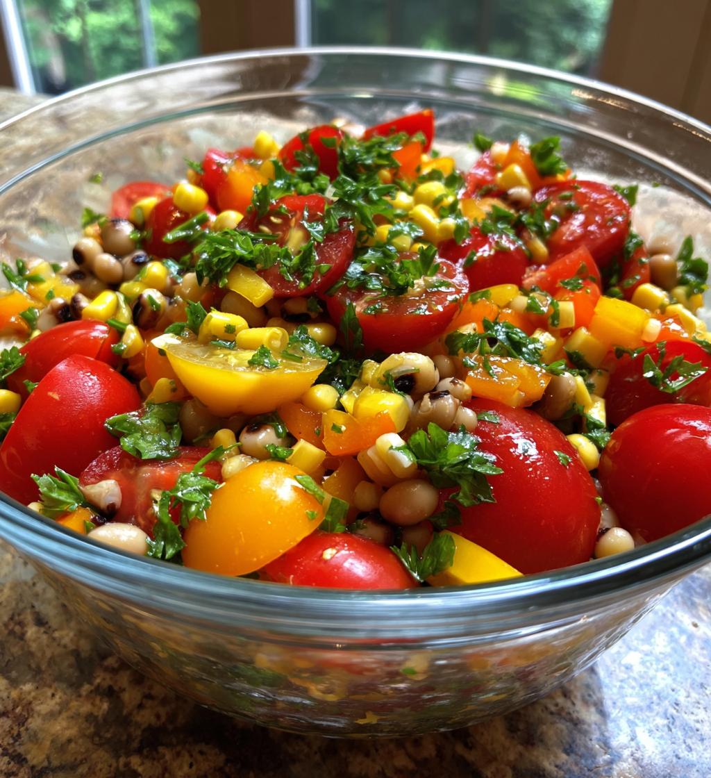 black eyed pea salad