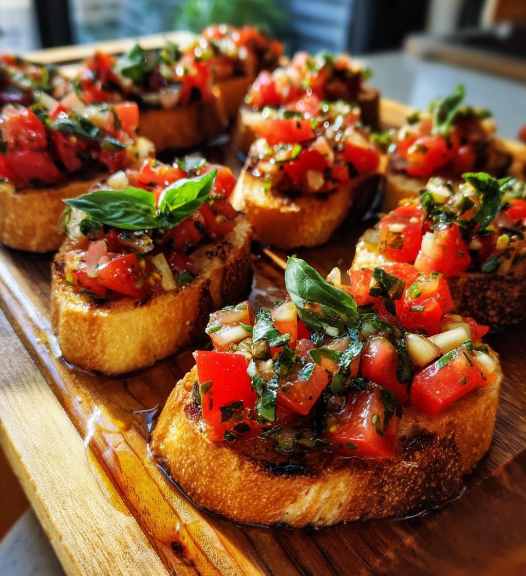 bruschetta appetizers