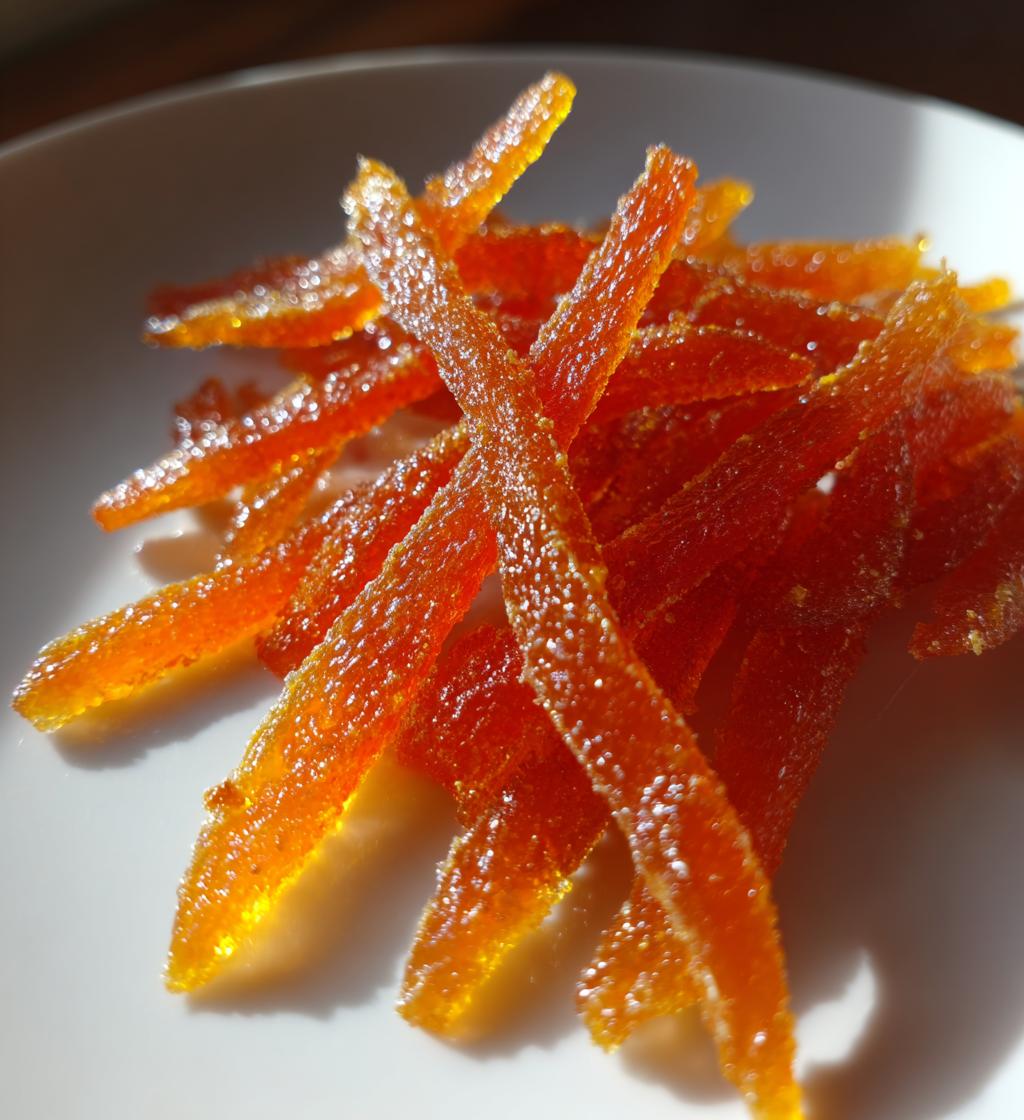 candied orange peel