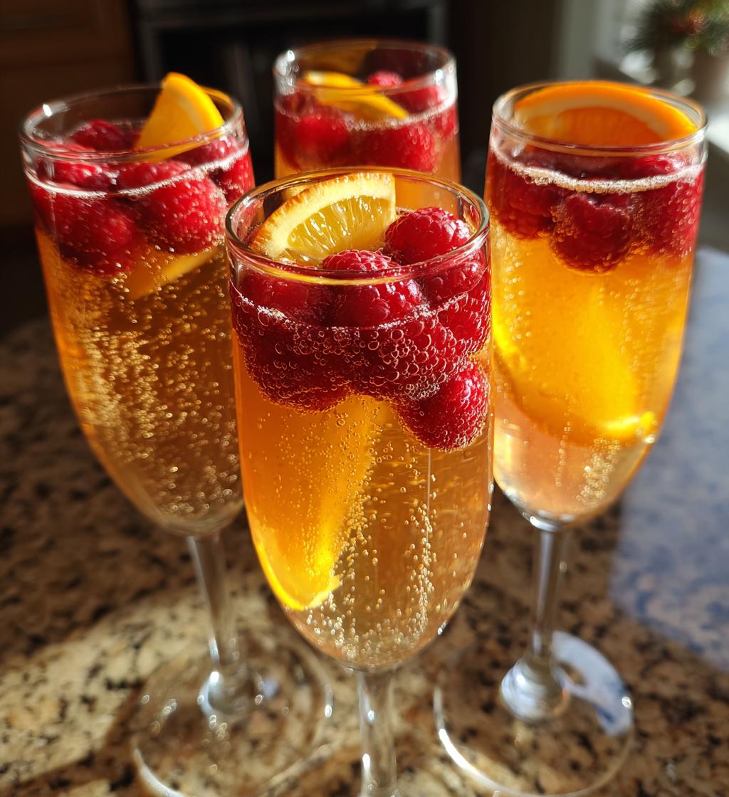 champagne new years drinks