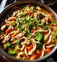 chicken udon noodles