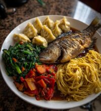 chinese new year food presentation