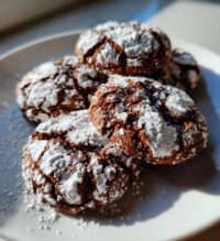 chocolate crinkle cookies