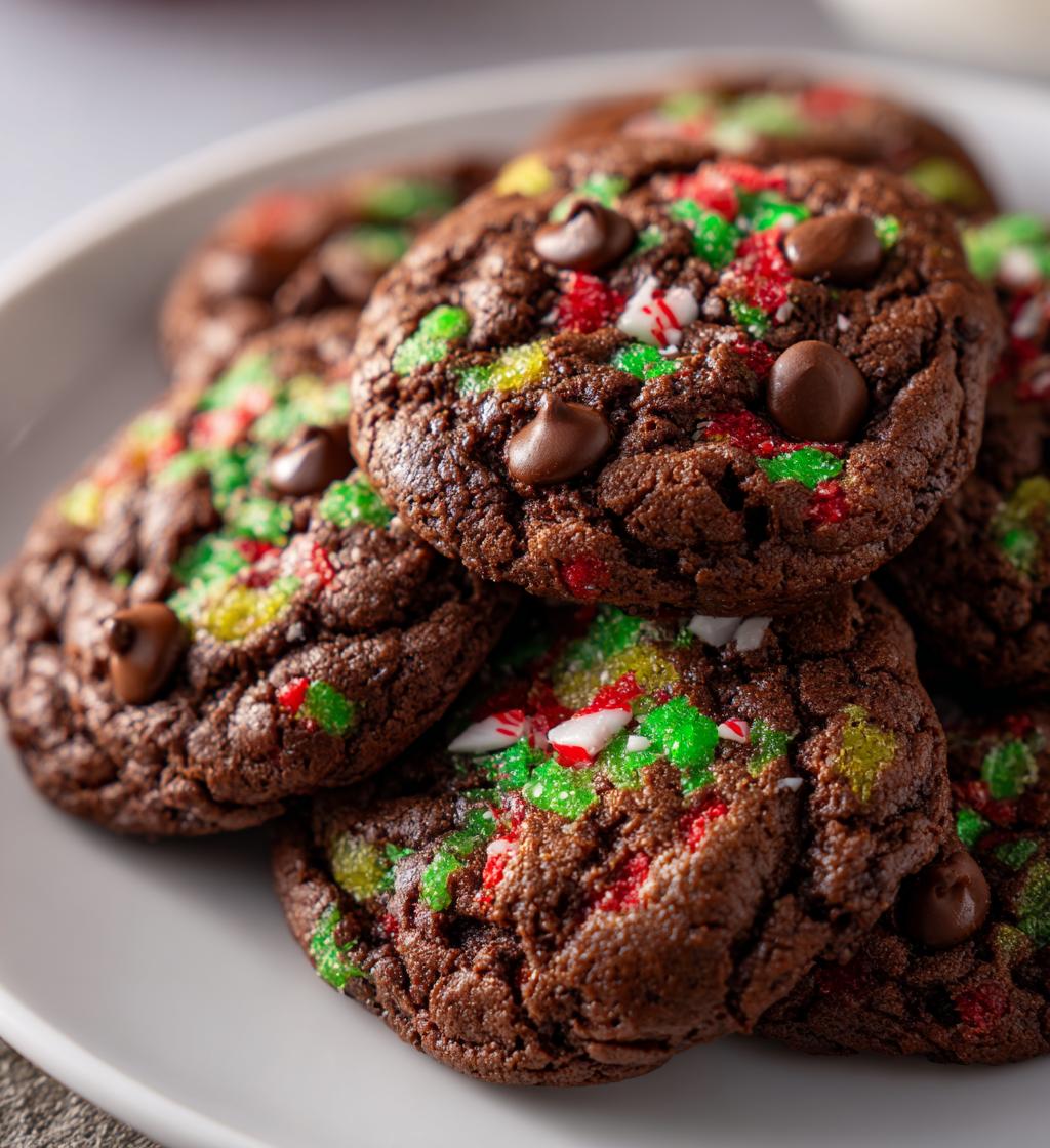 chocolate peppermint cookies
