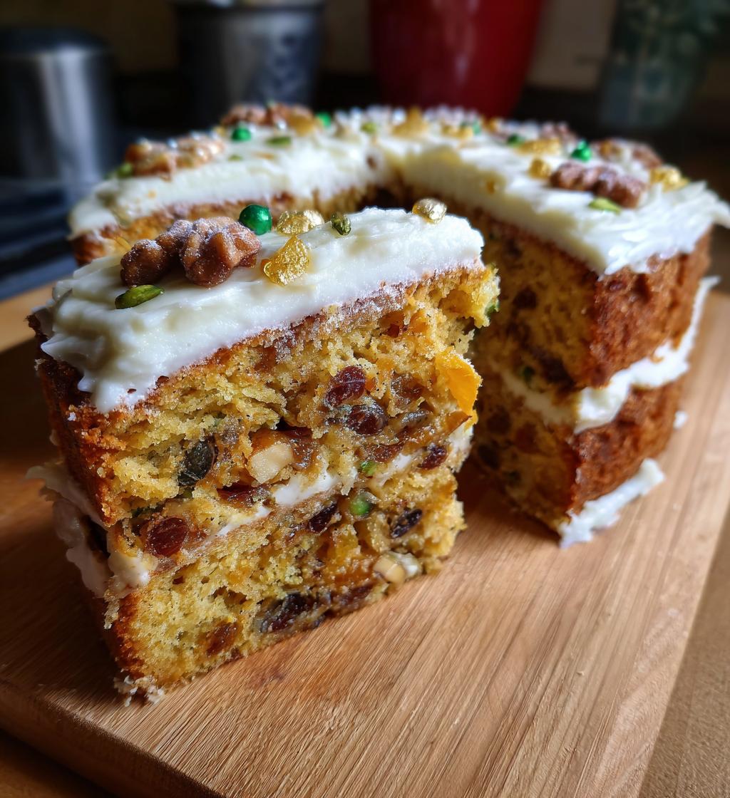 christmas and new year cake