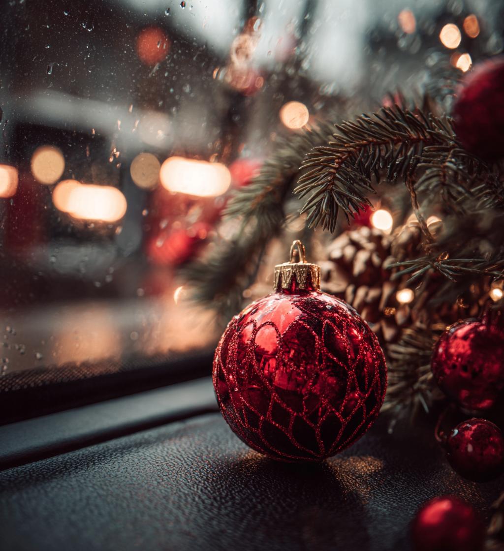 christmas car wallpaper