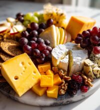 christmas cheese platter