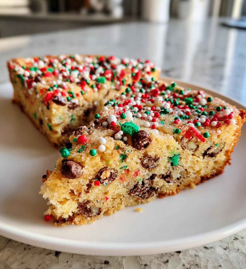 christmas cookie cake