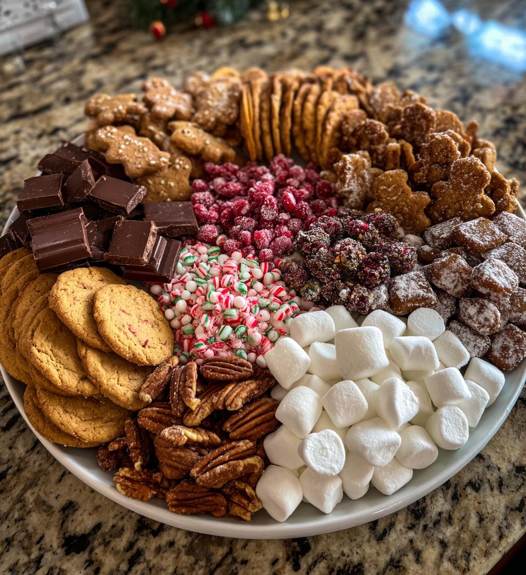 christmas dessert platter