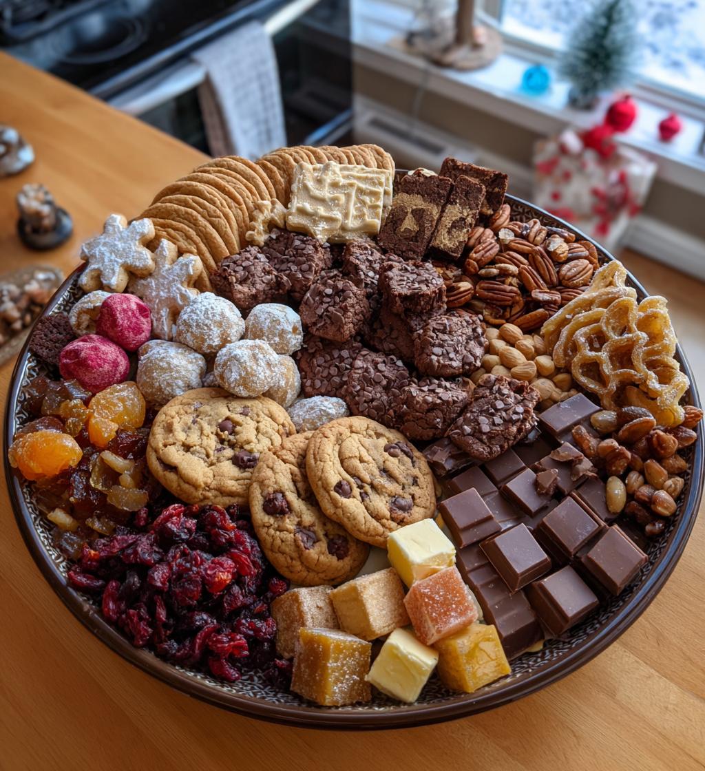 christmas dessert platter
