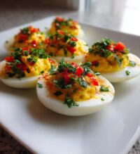 christmas deviled eggs
