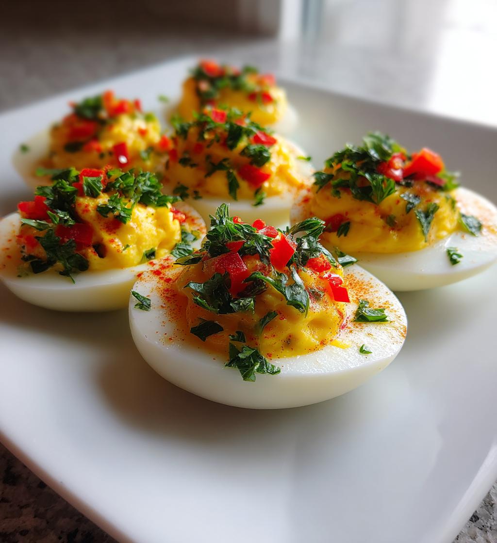 christmas deviled eggs