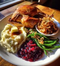 christmas dinner food