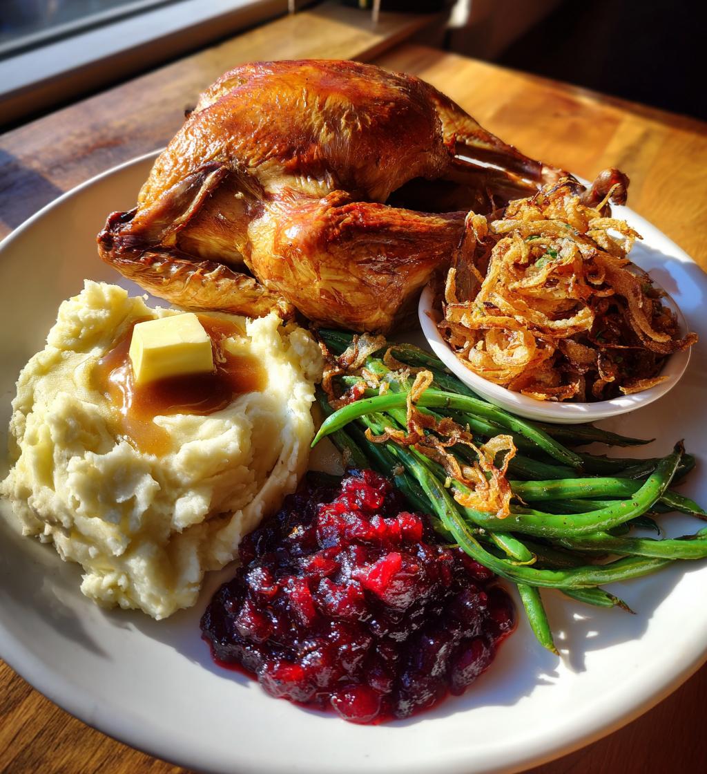 christmas dinner food