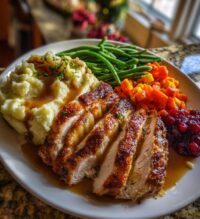 christmas dinner party food